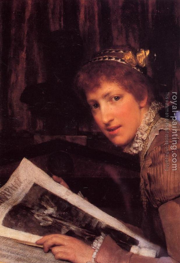 Sir Lawrence Alma-Tadema : Interrupted